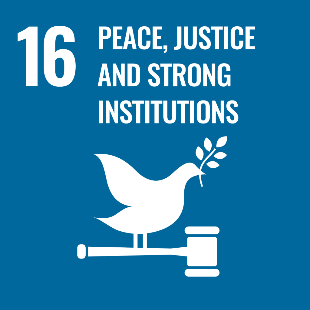 United Nations Sustainable Development Goal 16: Peace, Justice and Strong Institutions